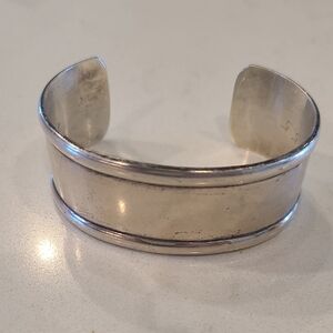 Vintage Sterling Silver Cuff Bracelet